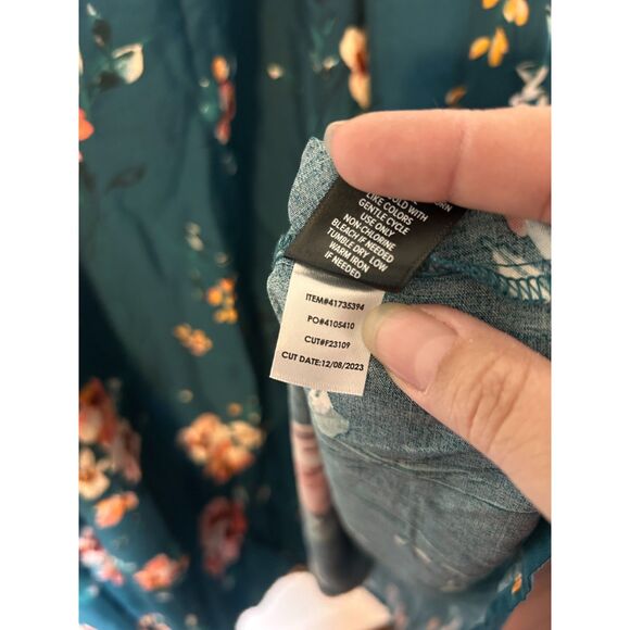 Torrid Tea Length Challis A-line Skirt 3 - Picture 3 of 6